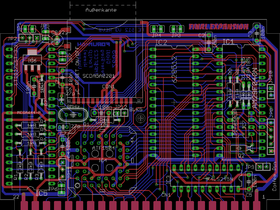 CAD drawing of Final Expansion board, REV8